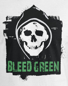 Bleed Green Unisex 3/4 Sleeve Raglan T-Shirt