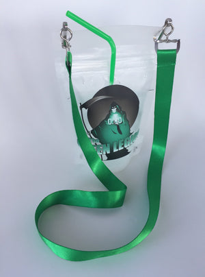 Green Legion Tailgate Hands-Free Drink Pouch